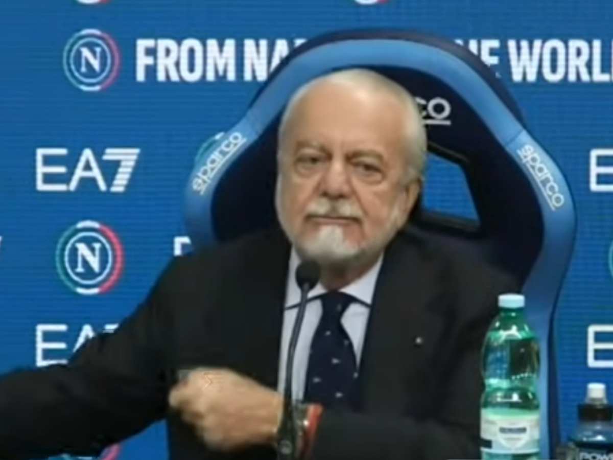 Aurelio De Laurentiis in conferenza stampa