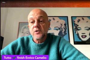 Camelio durante una diretta