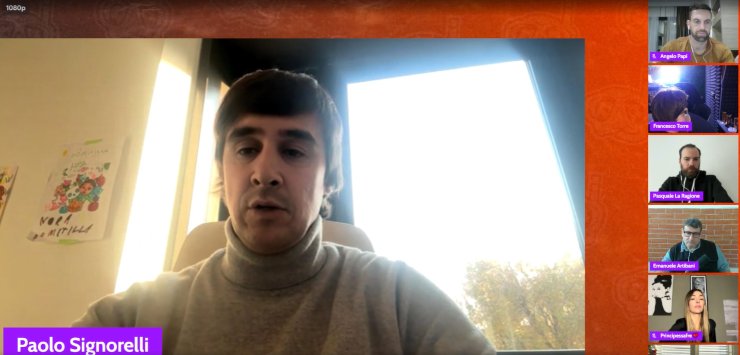 Un momento della diretta su calciosub.it