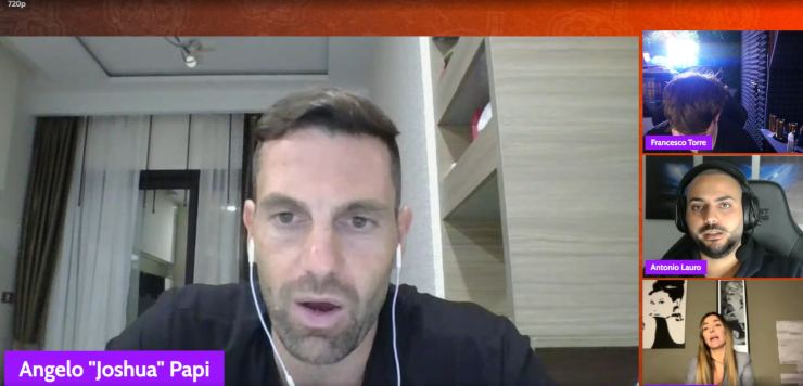 Un momento della diretta su calciosub.it