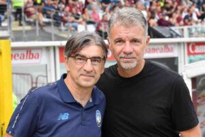 Juric e Baroni in foto