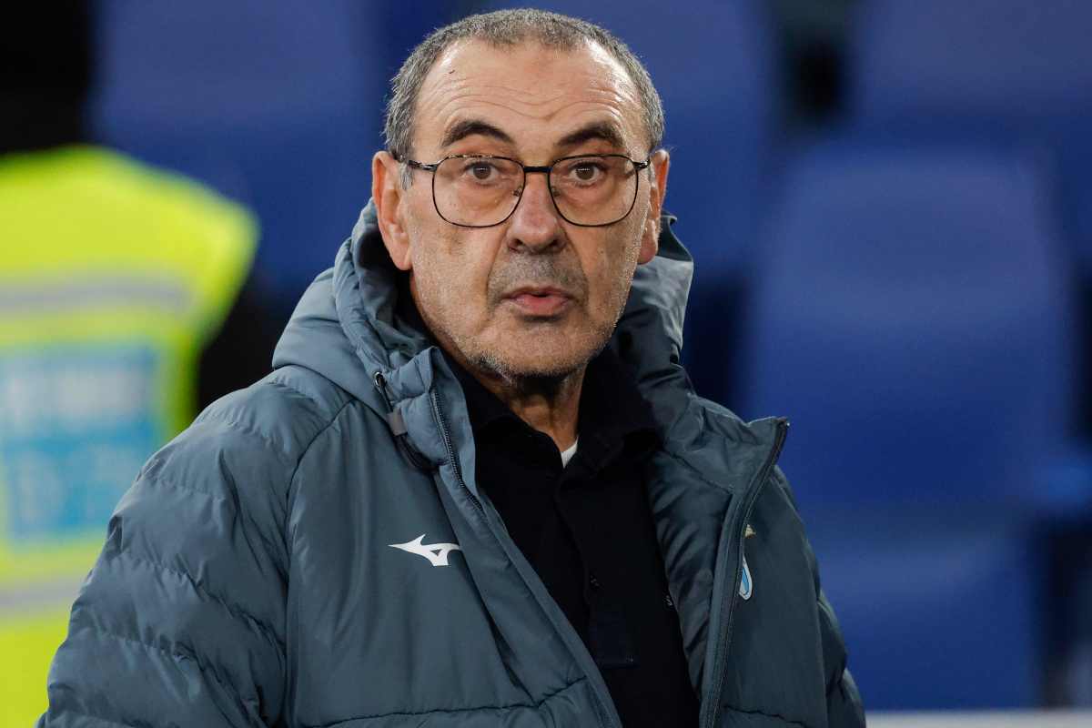 Sarri in primo piano