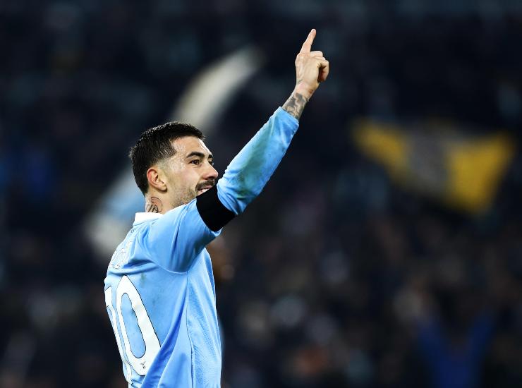 Zaccagni esulta dopo una rete