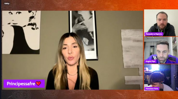 Francsca Teodori mentre accenna il suo pronostico sulla gara di Milan-Napoli