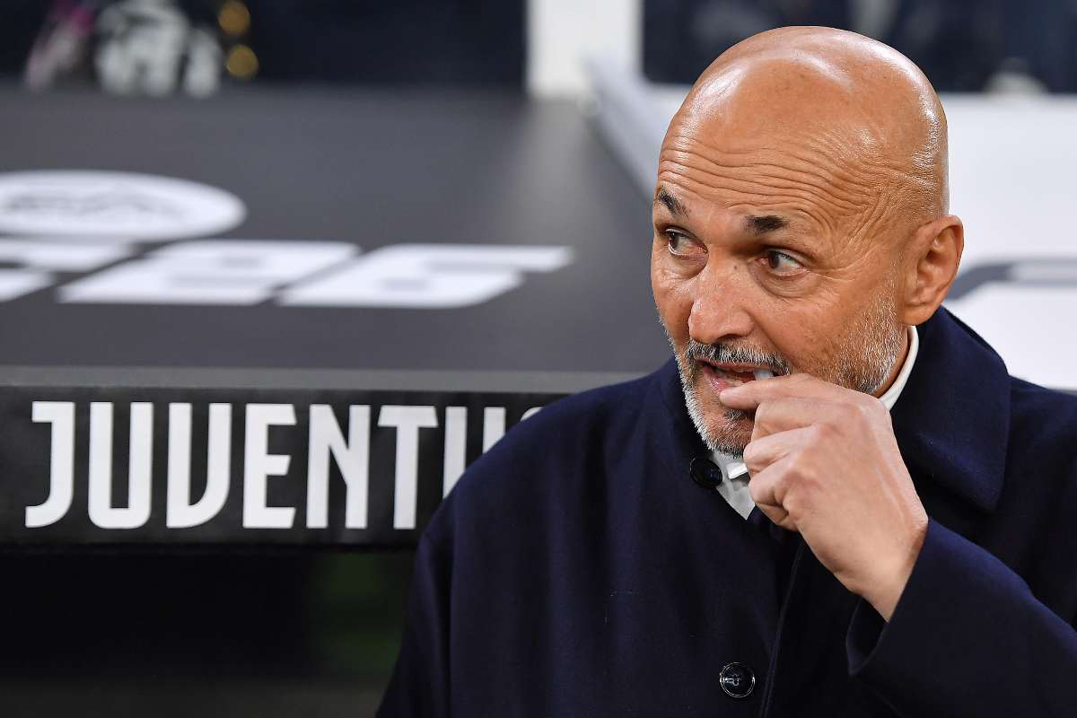 Luciano Spalletti poco prima di una gara della Juventus in casa