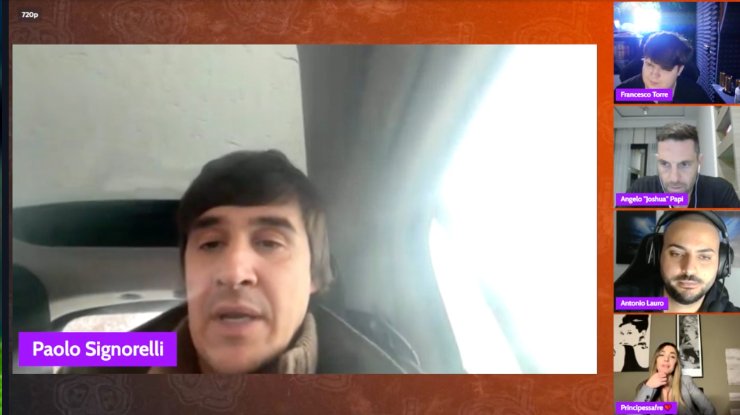 Paolo Signorelli si accende durante la diretta di Calciosub