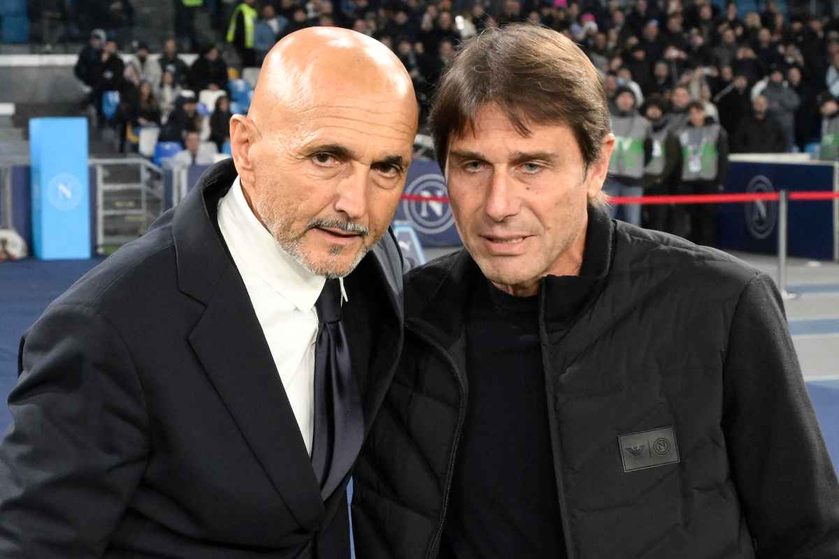 Conte e Spalletti alla vigilia della gara tra Napoli e Juventus