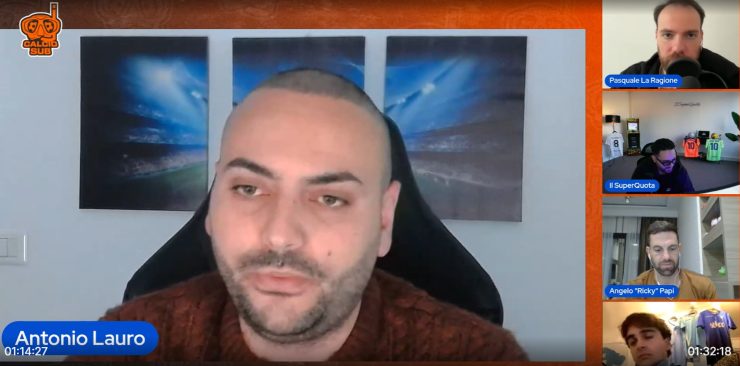 Un momento della diretta