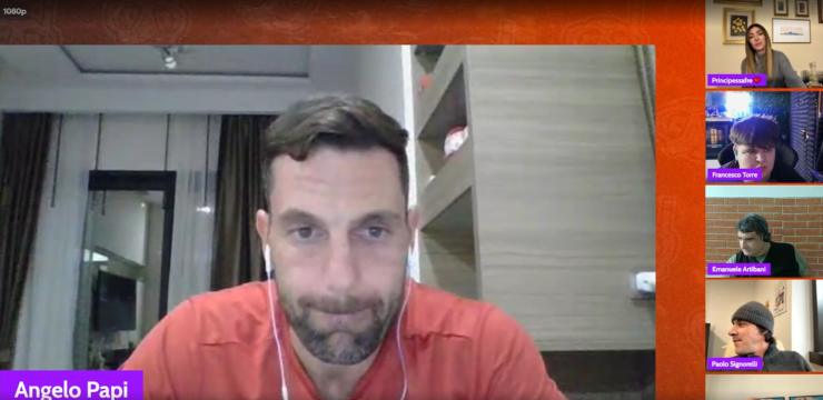 Il momento della diretta