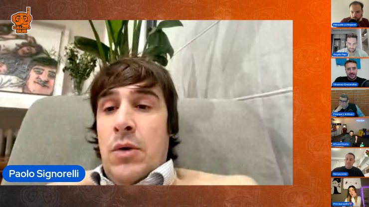 Un momento della diretta di Calciosub mentre si analizza la situazione della Lazio