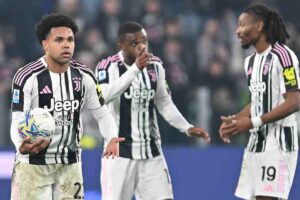 La Juventus durante una partita