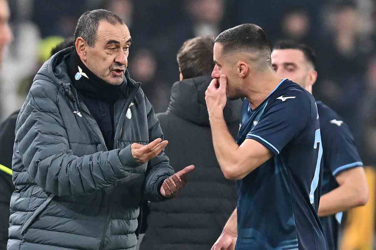 Sarri parla con Marusic