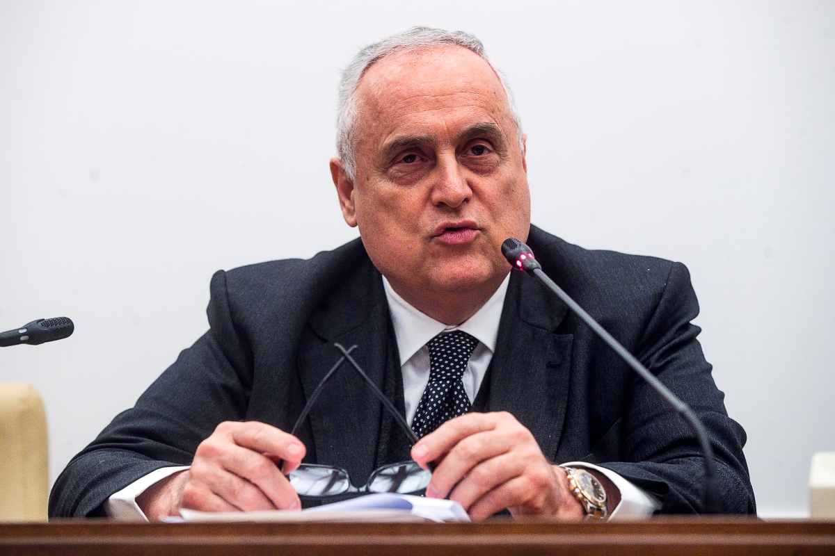 Lotito in primo piano