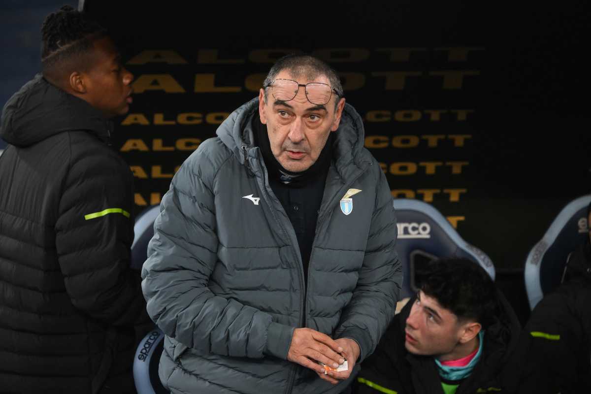 Sarri durante una partita