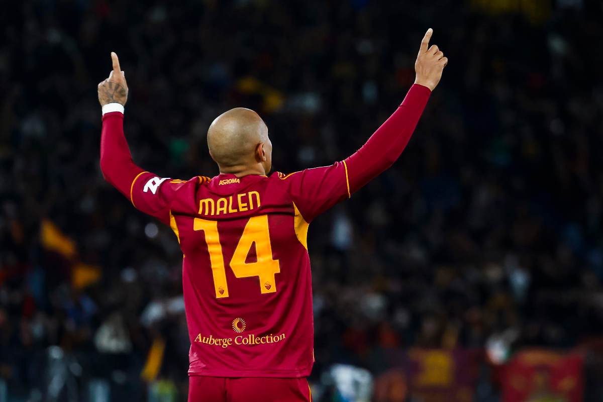 Il giocatore della Roma che esulta a un gol