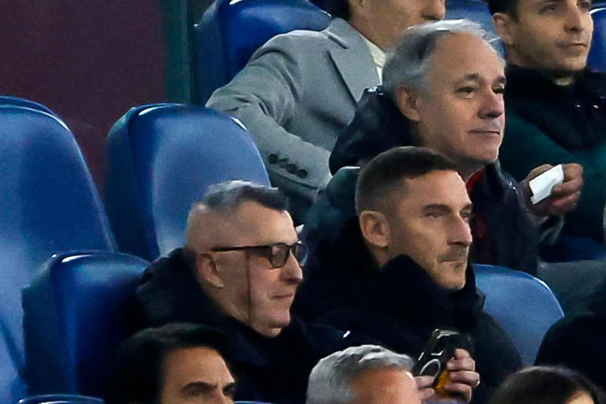 Francesco Totti durante la partita Roma-Cagliari