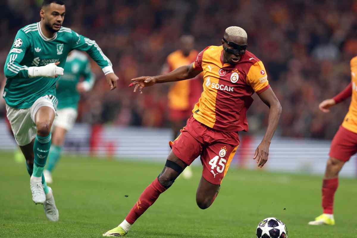 Osimhen durante una partita del Galatasaray