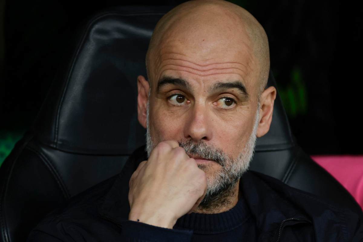 Guardiola in primo piano