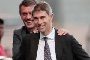 Massara insieme a Maldini