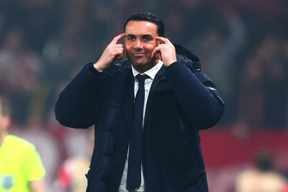 Palladino durante la partita