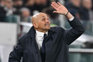 Spalletti durante una partita