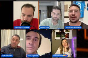 Un momento della diretta serala di Calciosub sul sondaggio del flop in serie A