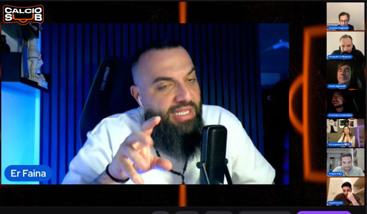 L'intervento in diretta di Damiano Er Faina su Max Allegri e il Real Madrid