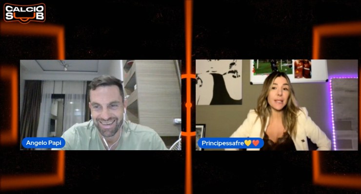 Il momento della lite tra Angelo Papi e Francesca Teodori