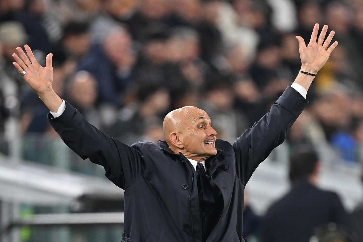 Luciano Spalletti che esulta davanti a una prodezza di Yildiz