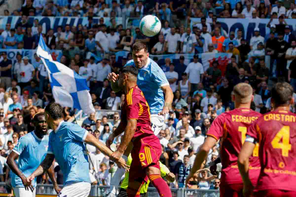 Un'immagine del derby