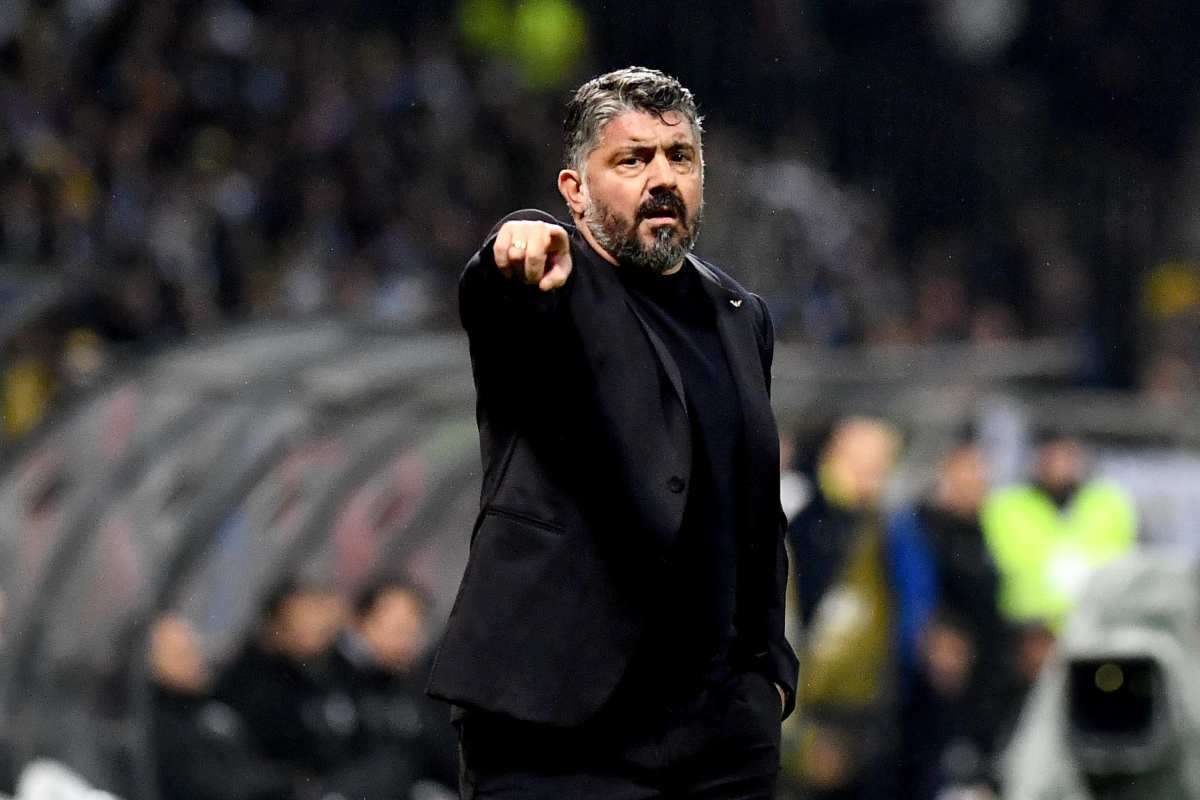 Gennaro Gattuso ai tempi in cui guidava l'Italia