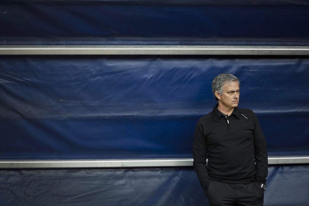 José Mourinho ai tempi in cui allenava il Real Madrid