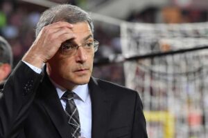 Comolli poco prima di una gara di Champions della Juve