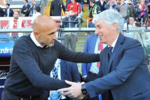 Gasperini e Spalletti prima di una gara di campionato