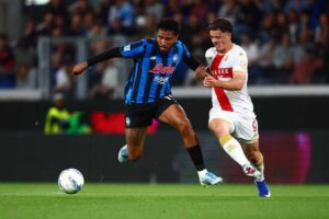 Ederson durante un match molto acceso tra Inter e Atalanta