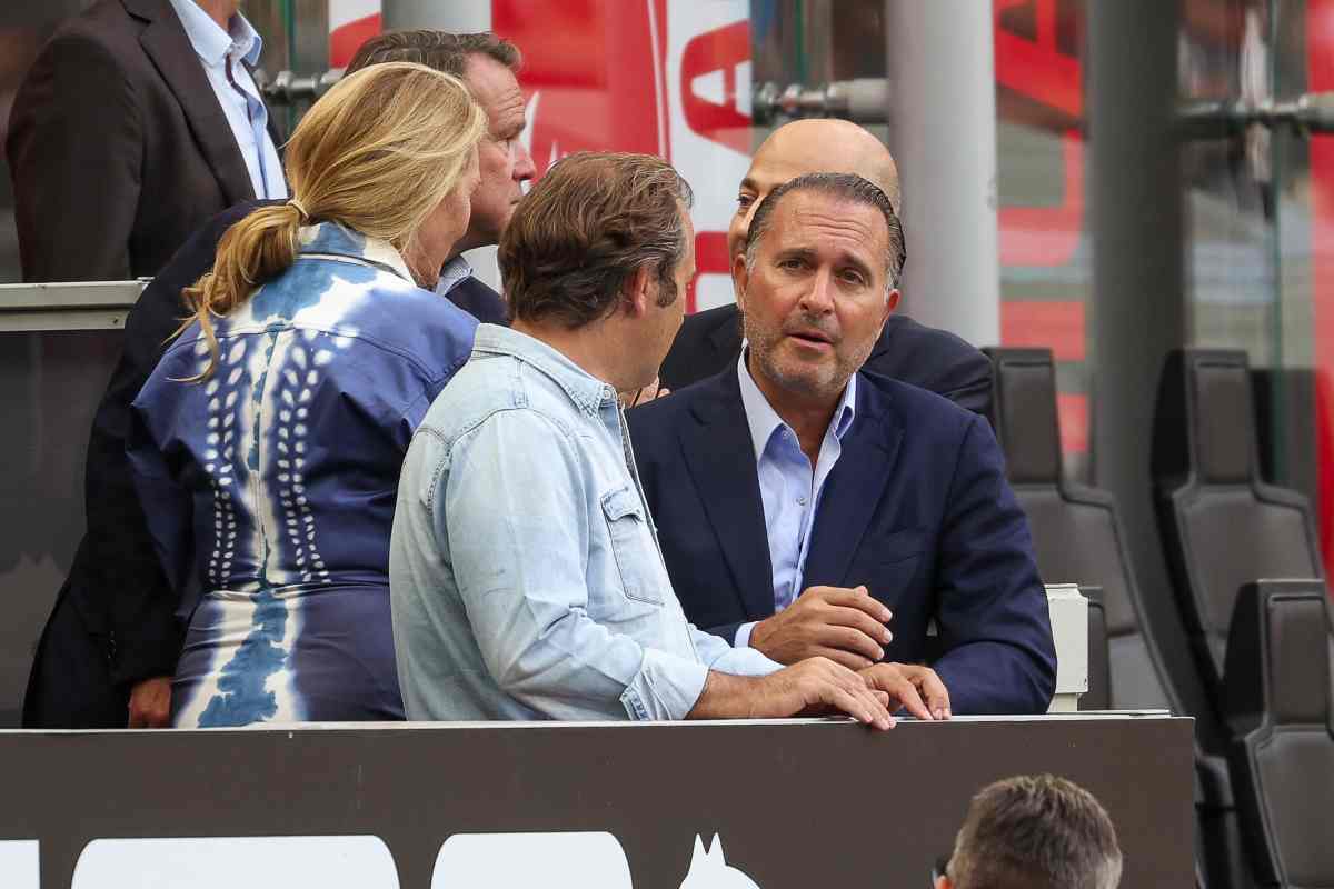 Il presidente del Milan Cardinale a San Siro