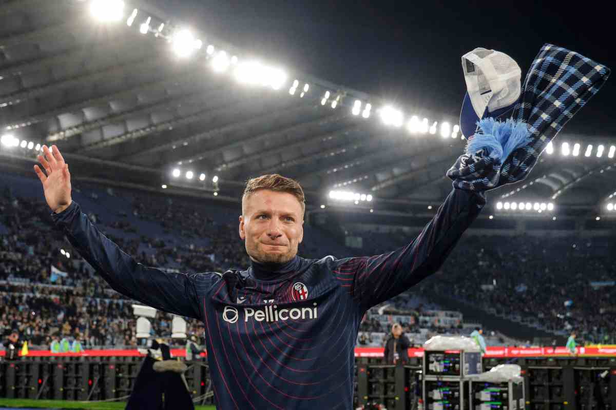 Ciro Immobile quando è venuto all'Olimpico il giorno di Lazio-Bologna