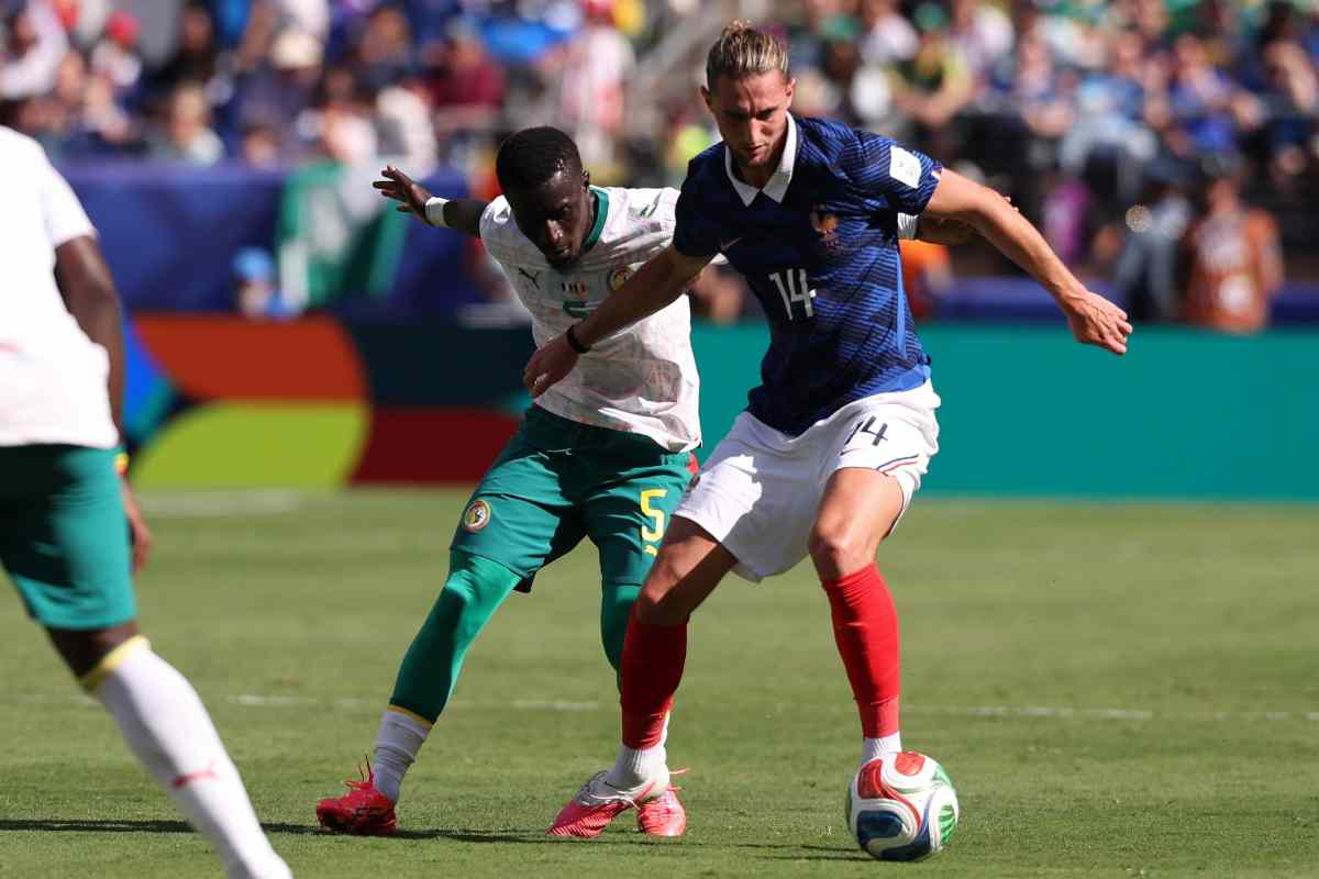 Adrien Rabiot con la maglia della sua nazionale ai mondiali americani
