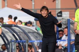 Antonio Conte mentre era al Napoli