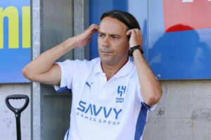 Simone Inzaghi sulla panchina dell'Al Hilal