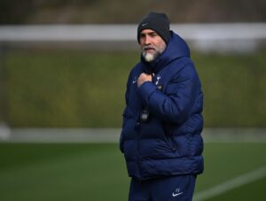 Igor Tudor durante un allenamento